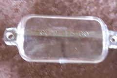 Glas till nummerskyltsbelysning