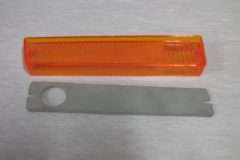 Sidomarkeringsglas, vänster fram 1970-71 Mopar