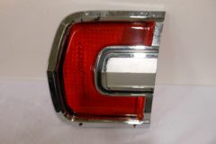 Baklampsglas med kromsarg