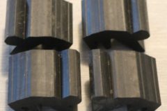 Komplett sats med anslagsgummi huv