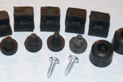 Komplett sats med anslagsgummi huv 1952-54 Ford