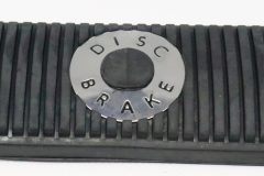 Bromspedal i gummi, använd