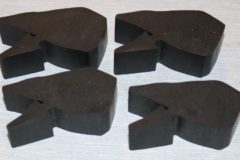 Anslagsgummi för huv/skärm, färdig sats 1970 Pontiac