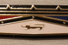 Plastemblem motorhuv 1963 Galaxie