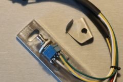 Convertible top upper back panel limit switch