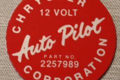 Cruise Control Dekal Mopar 1958-64