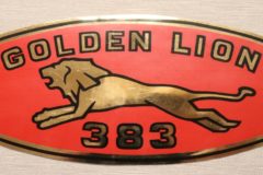 Ventilkåps Dekal Chrysler "Golden Lion 383" 1959