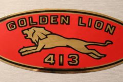 Ventilkåps Dekal Chrysler "Golden Lion 413" 1959-61