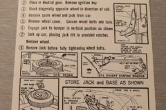 Jack Instruction Dekal Chrysler, Monaco, Polara 1966-67