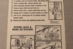 Jack Instruction Dekal Belvedere, Charger, Coronet 1967