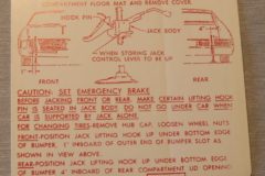 Jack Instruction Dekal 1966-67 Riviera