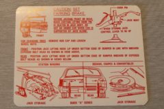 Jack Instruction Dekal 1968-69 Skylark