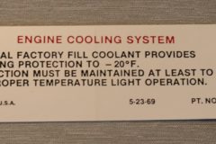 Cooling System Dekal 1970-72 Buick
