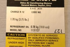 Delco A/C Compressor Dekal Buick 1978-80