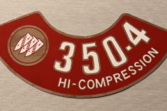 Luftrenar Dekal 1970-74 Buick