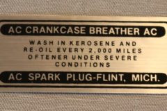 Oil Filter Cap Dekal 1939-53 Buick