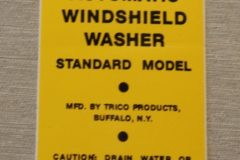 Windshield Washer Bracket Dekal Buick 1940-50