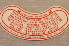 Oil Bath Air Cleaner Dekal 1949-53 Buick