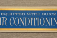 Air Cond.Window Dekal Buick 1953-63