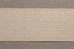 Luftrenar Dekal Buick 1961