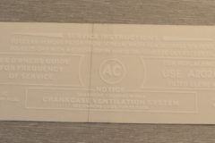 Luftrenar Dekal Service Instruction Buick1965