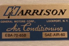 Air Cond. Dekal 1965 Buick