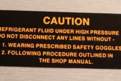 Air Cond. Compressor Dekal 1955-63 Cadillac