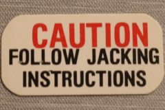 Jack Base Dekal 1962-64 Cadillac