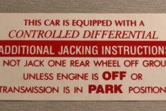Controlled Diff. Dekal 1962-67 Cadillac