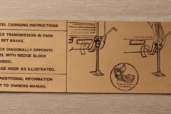 Jack Instruction Dekal 1967-68 Eldorado