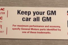 Luftrenar Dekal 1972 Cadillac