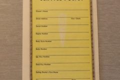 Owners Service Policy Oldsmobile 1946-59