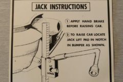 Bagagerums Dekal Oldsmobile 1954-55