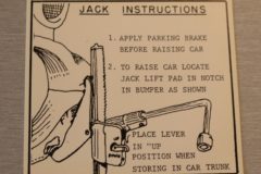 Jack Instruction Dekal Oldsmobile 1956-57