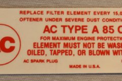 Luftrenar Dekal Oldsmobile 1959