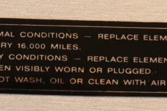 Luftrenar Dekal Oldsmobile 1962-63