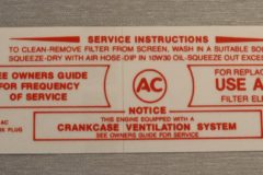 Luftrenar Dekal Pontiac 389-428 1965-66