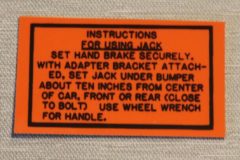 Jack Head Dekal Pontiac 1956-57