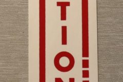 Caution Fan Dekal Pontiac 1961