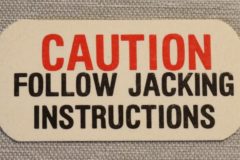 Bagagerums Dekal Pontiac 1962-64