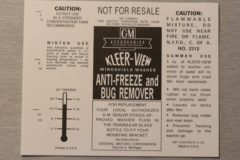 GM Kleer-View W/W Dekal Pontiac 1962-69