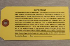 Antifreeze Dekal Pontiac 1964-65