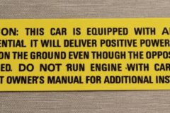 Anti-Spin Trunk Dekal Pontiac 1976-77