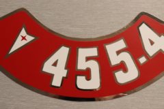 Luftrenar Dekal Pontiac 455-4V