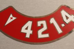 Luftrenar Dekal Pontiac 421-4V