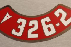 Luftrenar Dekal Pontiac 326-2V