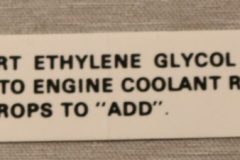 Cooling System Dekal 1970 Eldorado