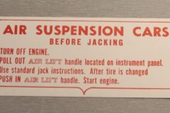 Air Suspension Dekal 1957-61 GM