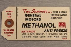 Antifreeze Tag Pontiac 1949-60