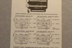Heater Inst.Tag 1949-50 Chevrolet
